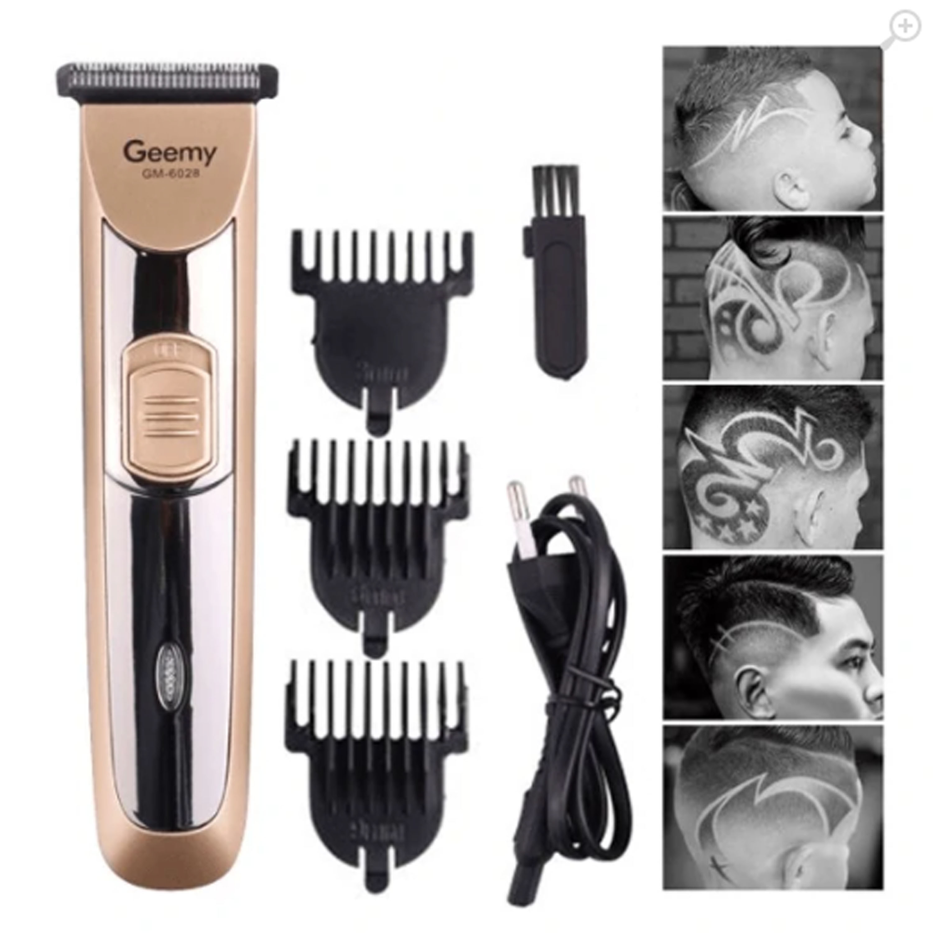 Rechargeable Hair Trimmer Geemy GM 6028 Onide Lk