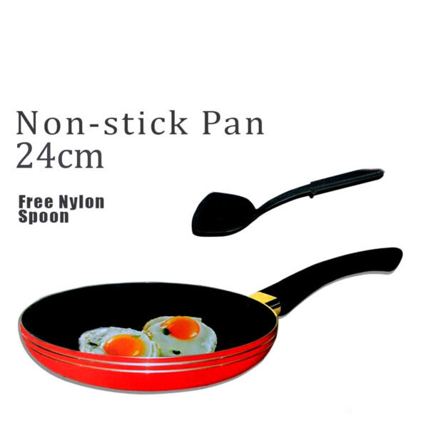 Non Stick 24cm Fry Pan With Free Spoon onide.lk