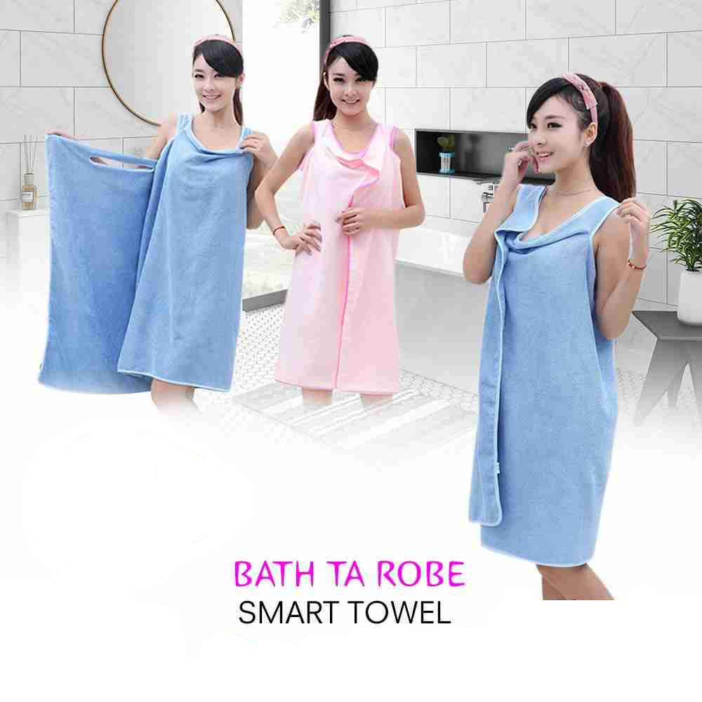 Bath Ta Robe Convenient Wearable Smart Towel