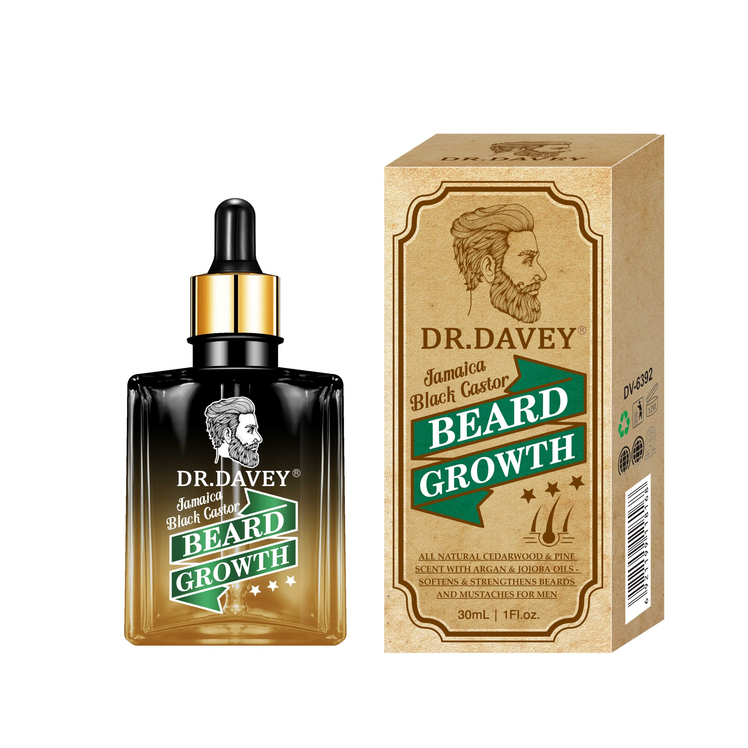 Dr.Davey Jamaican Black Castor Beard Growth Oil