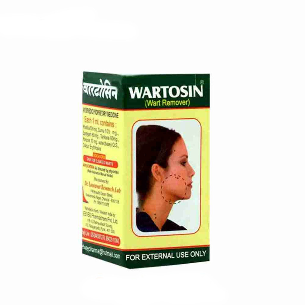 Wartosin Wart Remover Unique Herbal Formulation
