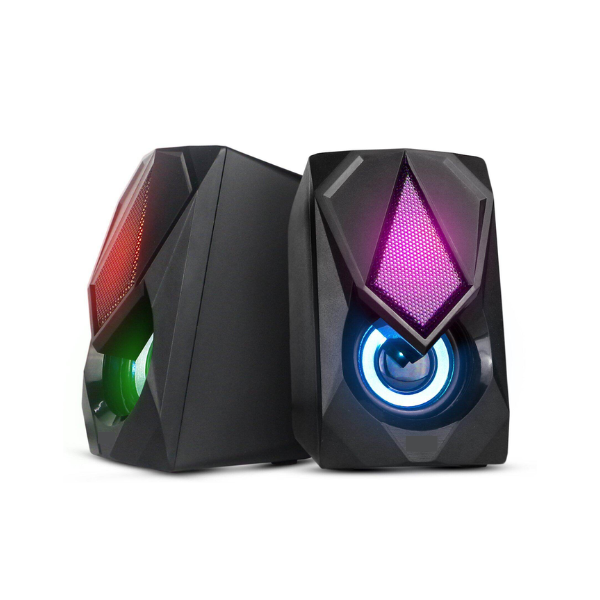 Hotmai A130 LED Multimedia Speaker 2.0 Auramart.lk
