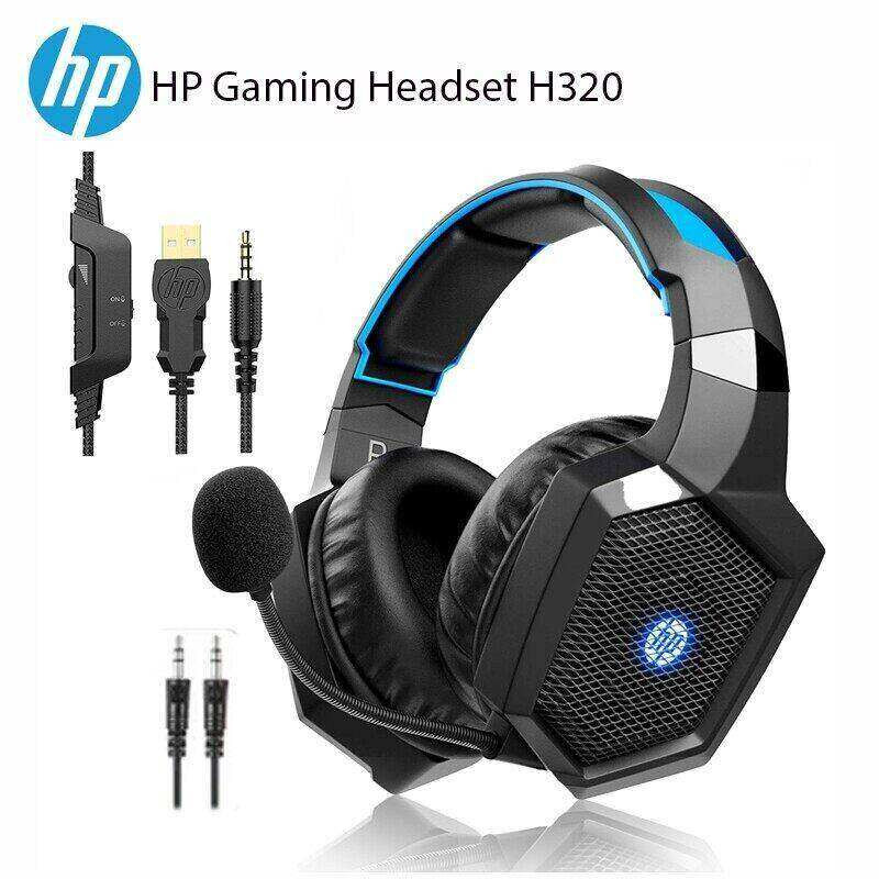 HP H320 Gaming Headset with Hard Rock Bass and Immersive Sound ...