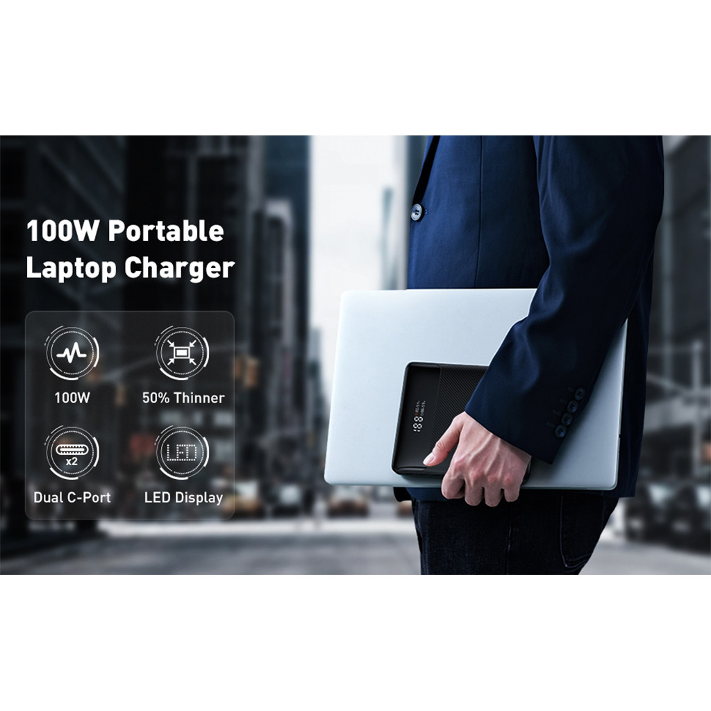 Baseus Blade 100W 20000mAh Portable Laptop Charging Power Bank onide.lk