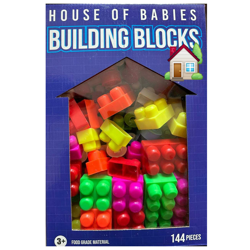 Kids house of Babies Building Blocks 144 pleces