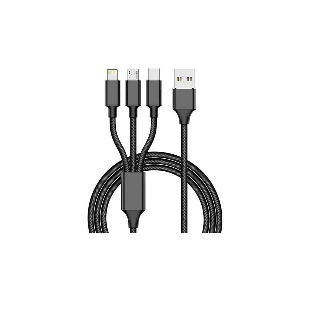Custom Printed 3-in-1 Data Cable
