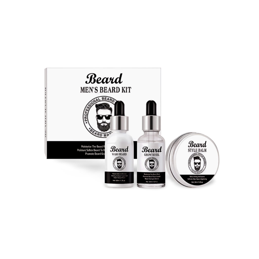 beard master mens beard kit 3pcs | Auramart.lk